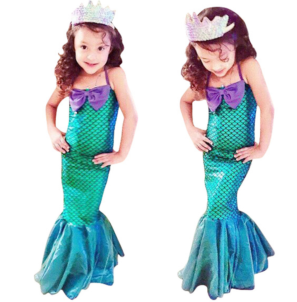 girls mermaid party dress